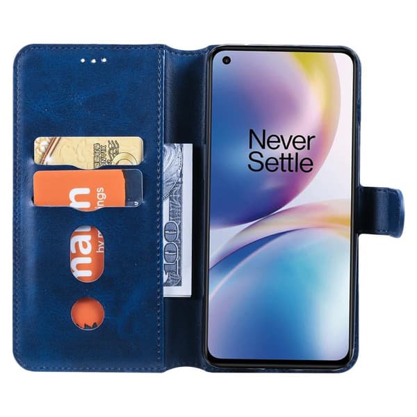 SKALO OnePlus Nord 2 Classic Pungetui - Blå