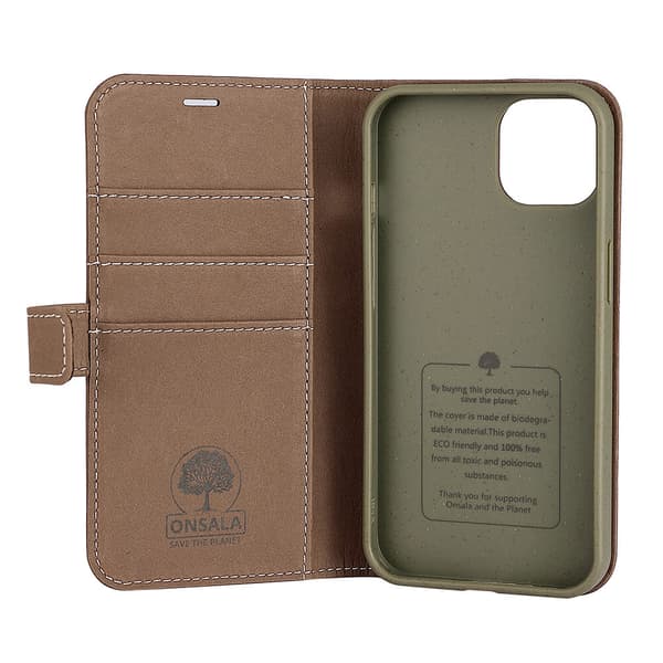 ECO Mobiletui  iPhone 13 Brun