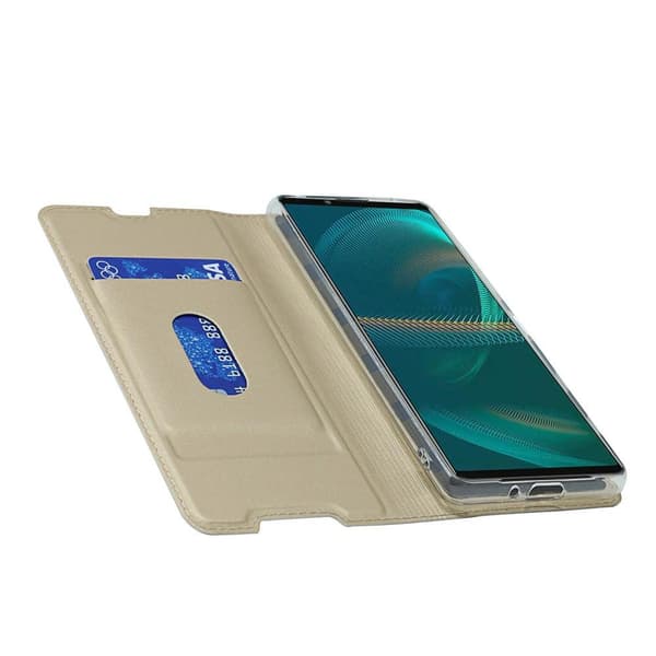 SKALO Sony Xperia 5 III Lompakkokotelo Ultra-ohut muotoilu