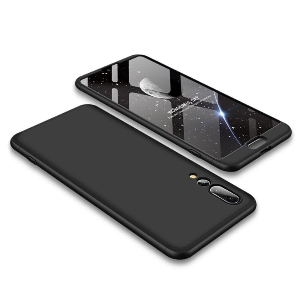 Totalt Omslag för Huawei P20 | Fullständigt skydd Svart