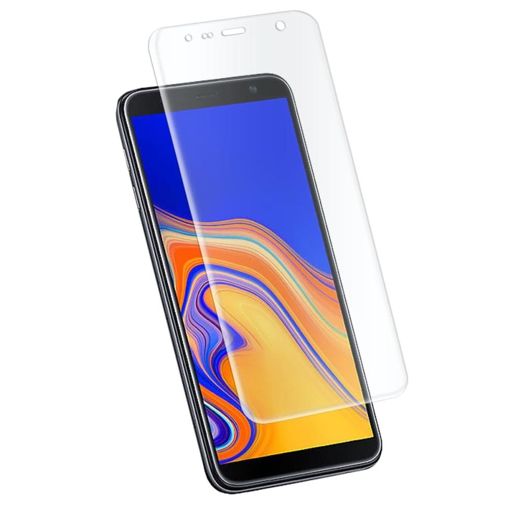 1x Fullt Cover för Samsung Galaxy J4+ / J4 Prime Härdat Glas Skydd Transparent