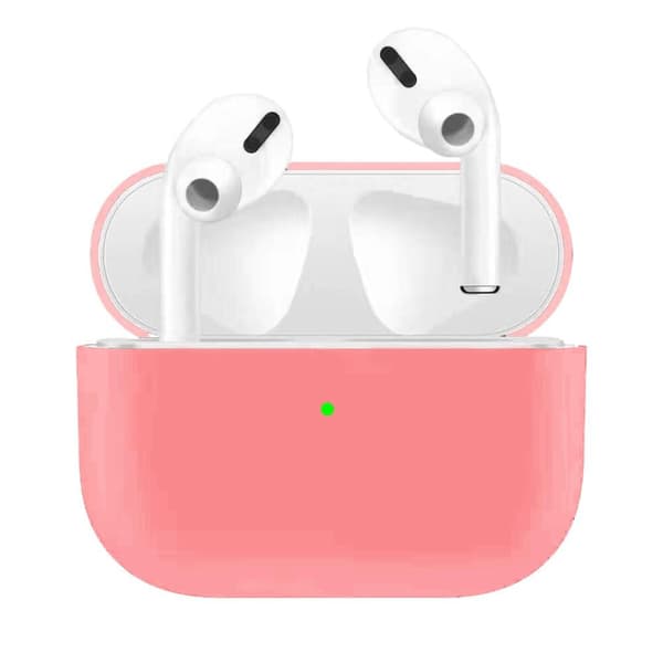 SiGN Ultra-slim Silikonfodral till Laddningsetui för Apple AirPods Pro - Rosa