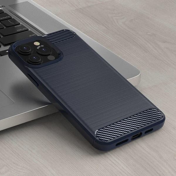 SKALO iPhone 13 Pro Armor Carbon Stødsikker TPU-cover