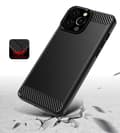 Miniatyrbillede 3 af 8: SKALO iPhone 13 Pro Max Armor Carbon Stødsikker TPU-cover