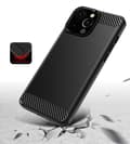 Miniatyrbillede 3 af 6: SKALO iPhone 13 Armor Carbon Stødsikker TPU-cover