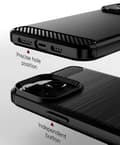 Miniatyrbillede 5 af 6: SKALO iPhone 13 Armor Carbon Stødsikker TPU-cover