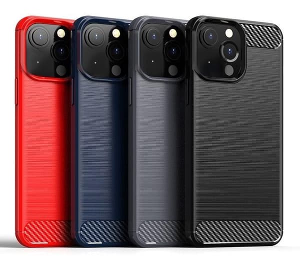 SKALO iPhone 13 Armor Carbon Stødsikker TPU-cover