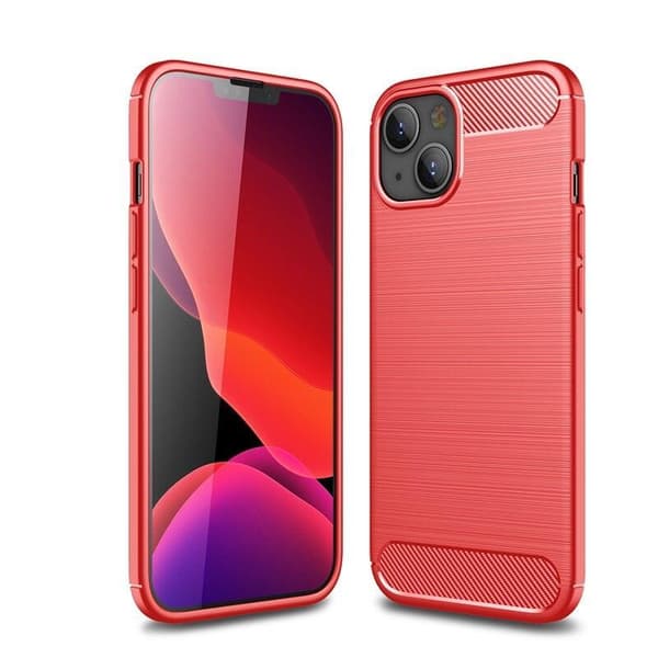 SKALO iPhone 13 Armor Carbon Stødsikker TPU-cover