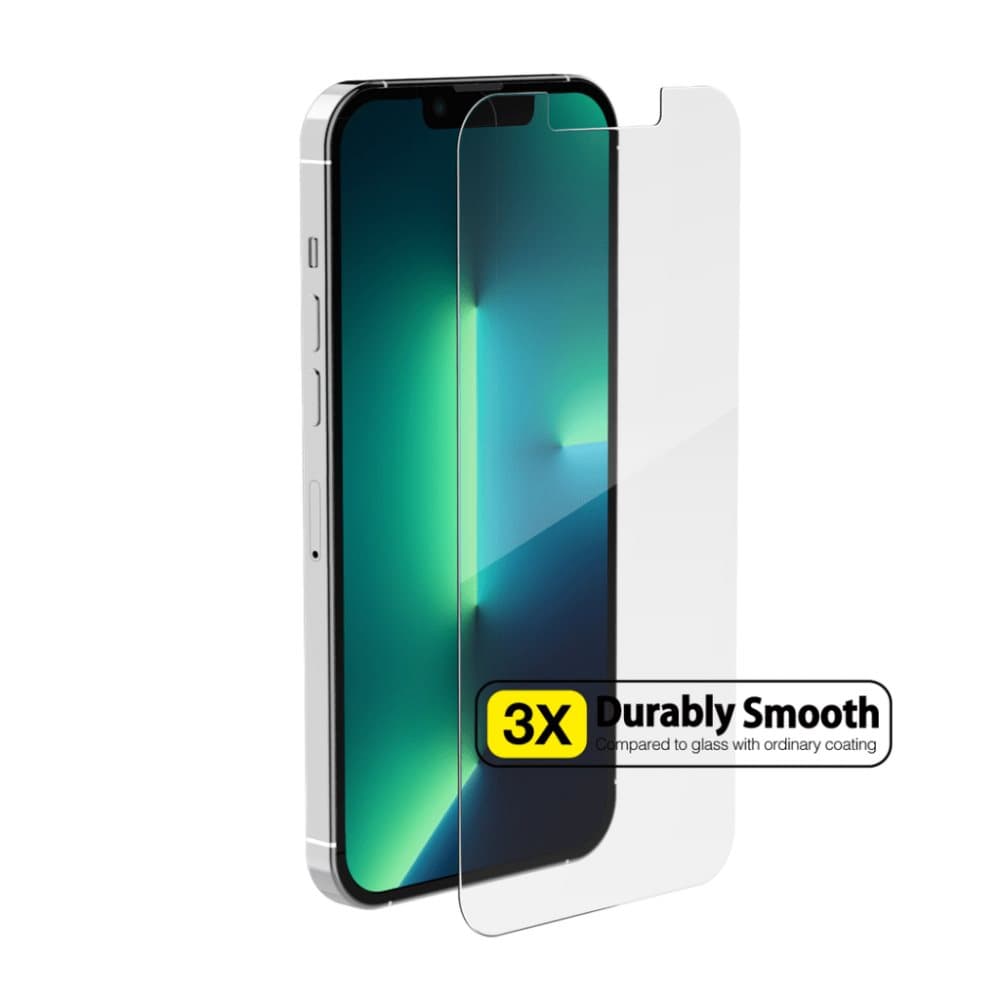 Just Mobile Xkin iPhone 13 Pro Max/iPhone 14 Plus Skärmskydd Case Friendly Härdat Glas