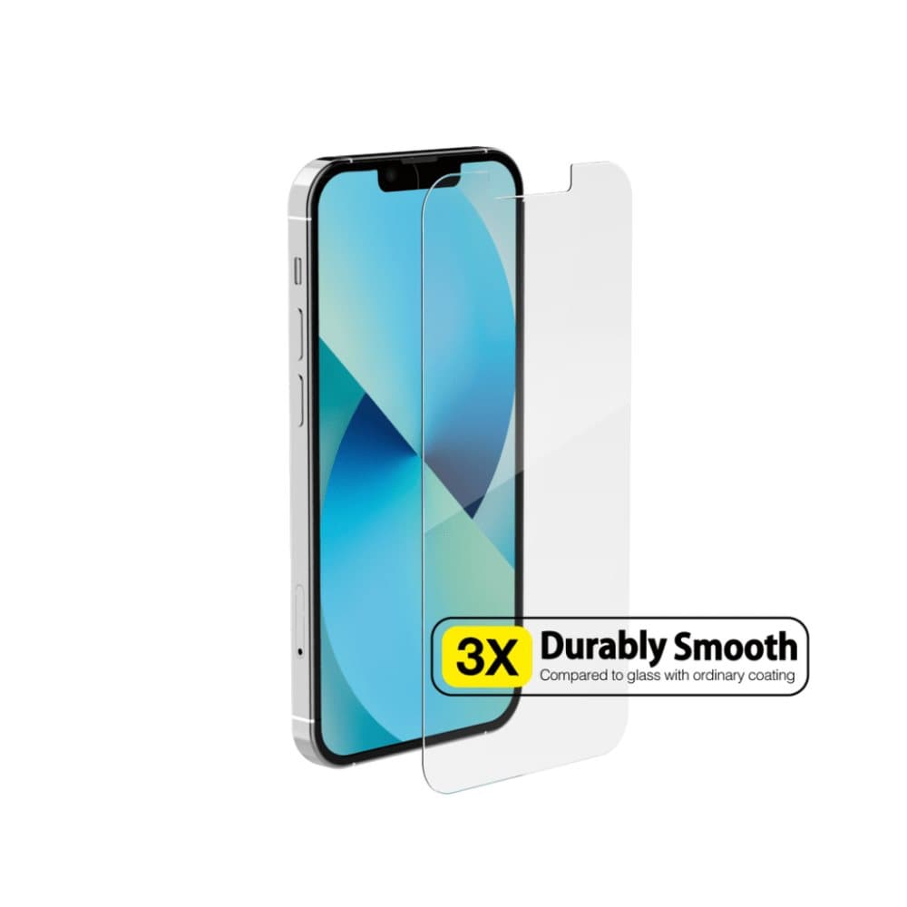 Just Mobile Xkin iPhone 13 Mini Skärmskydd Case Friendly Härdat Glas