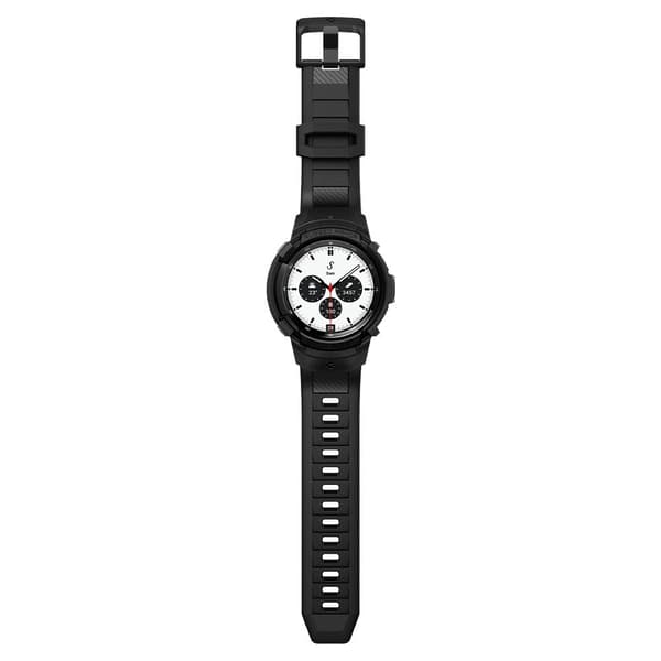 Spigen Samsung Galaxy Watch 4 Classic 42mm Kuori Rugged Armor Pro Musta