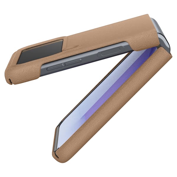 Spigen Samsung Galaxy Z Flip 3 Cover Enzo Classic Brown
