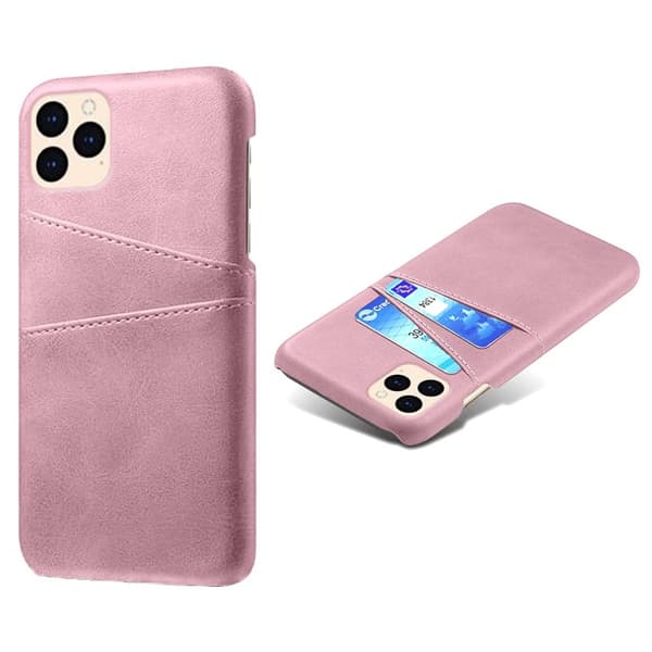 KSQ iPhone 12 Pro- 12 mobilskal med korthållare- Roséguld