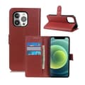 Miniatyrbillede 6 af 6: iPhone 13 Pro Plånboksfodral med Stativ - Brun