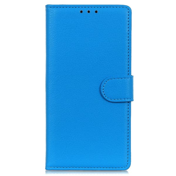 Nordic Covers iPhone 13 Pro Fodral Litchi Blå