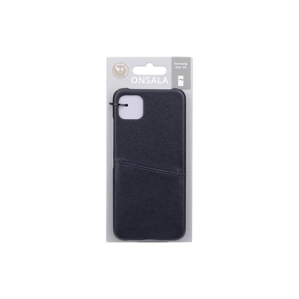 ONSALA Mobilecover Black with Cardpocket Samsung A22 5G