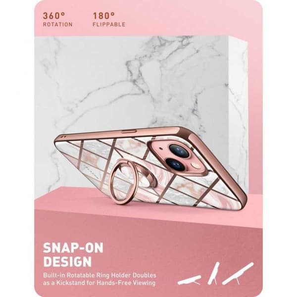iPhone 13 Supcase Marble Pink