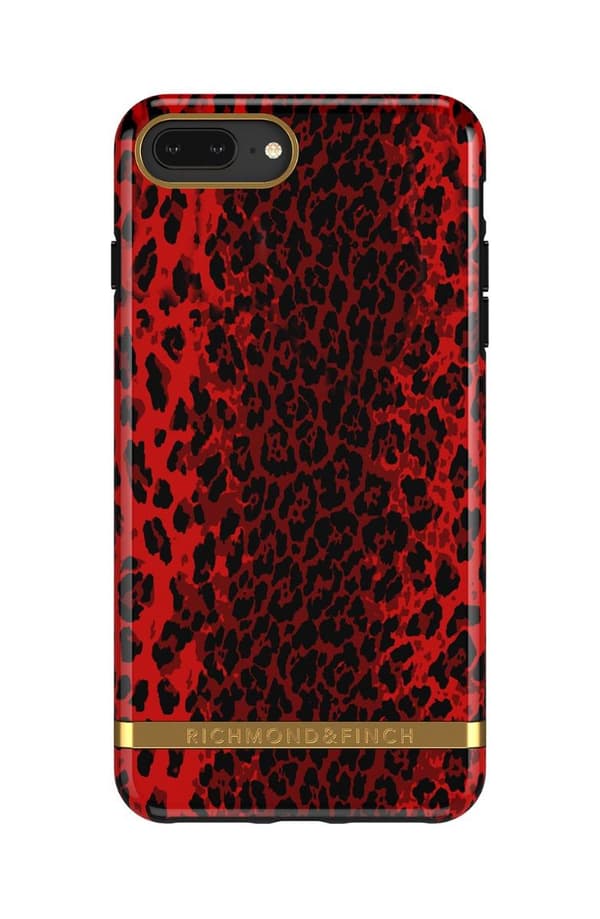Richmond & Finch Skal Röd Leopard - iPhone 6/7/8 Plus