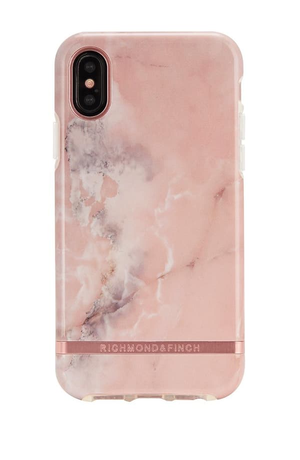 Richmond & Finch Skal Rosa Marmor - iPhone XS Max