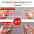Pikkukuva 7 / 7: iPhone 13 Mini Iskunvaimennin Suojus 9H Karkaistu lasi Taka Glassback