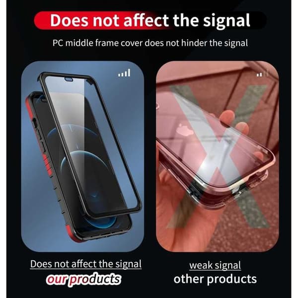 iPhone 12 Pro Max fuld dækning Premium 3D-cover ThreeSixty CamShield