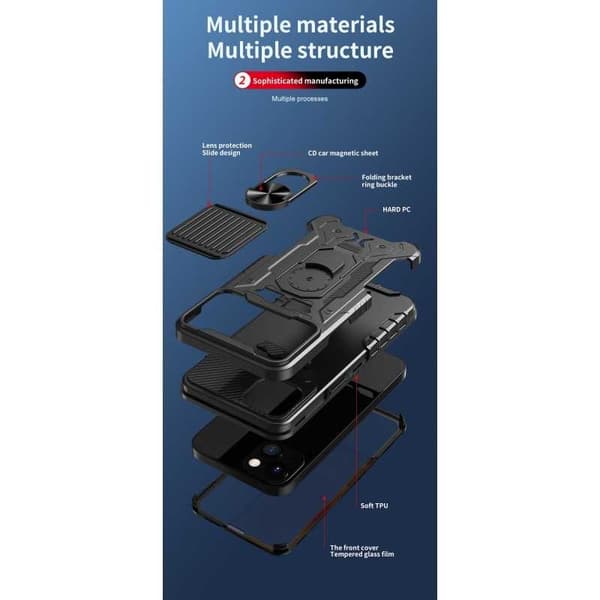 iPhone XR Full Coverage Premium 3D Cover ThreeSixty CamShield