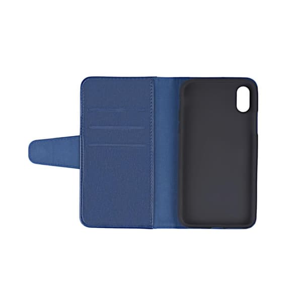 iPhone XS Max Plånboksfodral Stativ och extra Kortfack G-SP -  Blå