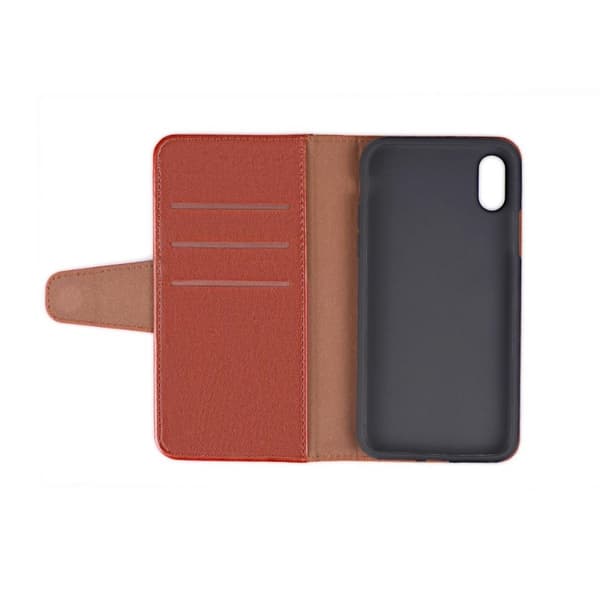 iPhone XS Max Plånboksfodral Stativ och extra Kortfack G-SP -  Brun