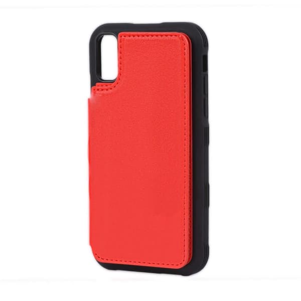 Stöttåligt Skal Kortfack G-SP iPhone XR - Röd