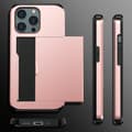 Miniatyrbild 7 av 7: SKALO iPhone 13 Armor Skal Korthållare - Roséguld