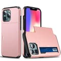 Miniatyrbild 1 av 7: SKALO iPhone 13 Armor Skal Korthållare - Roséguld