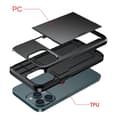 Miniatyrbillede 5 af 7: SKALO iPhone 13 Armor Cover kortholder - Blå