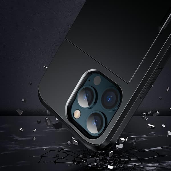 SKALO iPhone 13 Armor Skal Korthållare - Grön
