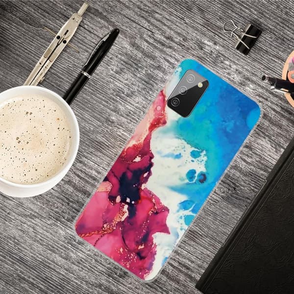 SKALO Samsung A02s / A03s Marmori TPU kuori - #6