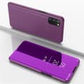 Pikkukuva 2 / 6: SKALO Samsung A02s / A03s Clear View Mirror Lompakko - Violetti