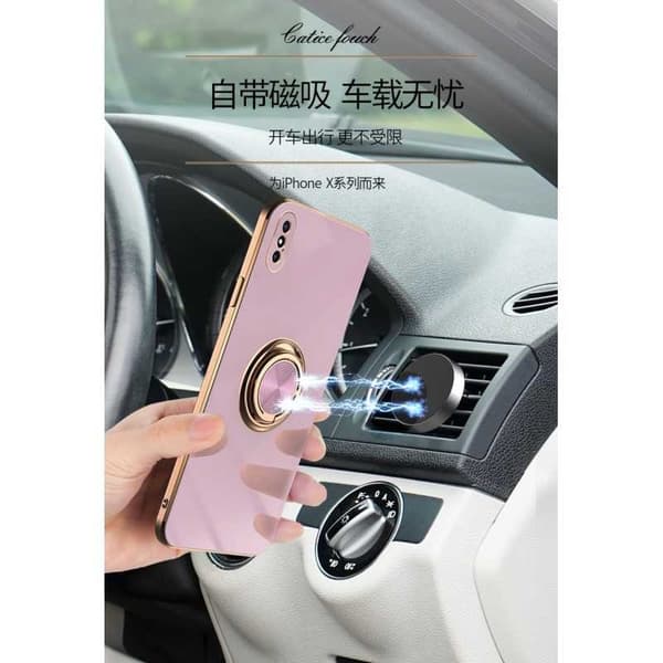iPhone XS Max Elegant & stødsikkert cover med ringholder fejlfri