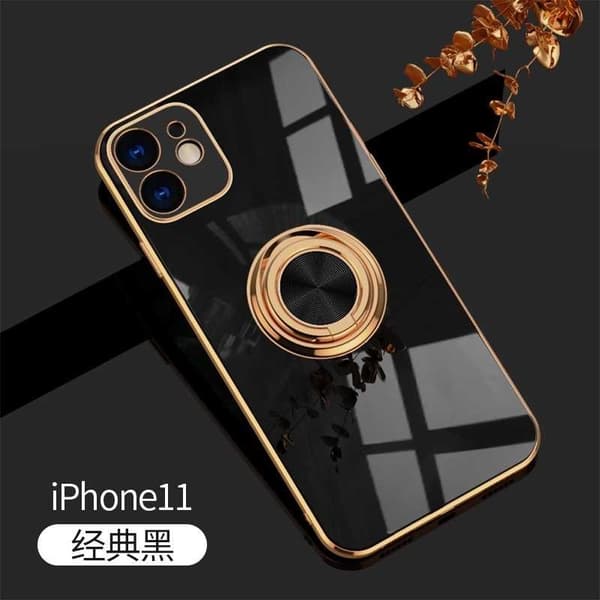 iPhone 11 Elegant & Stöttåligt Skal med Ringhållare Flawless