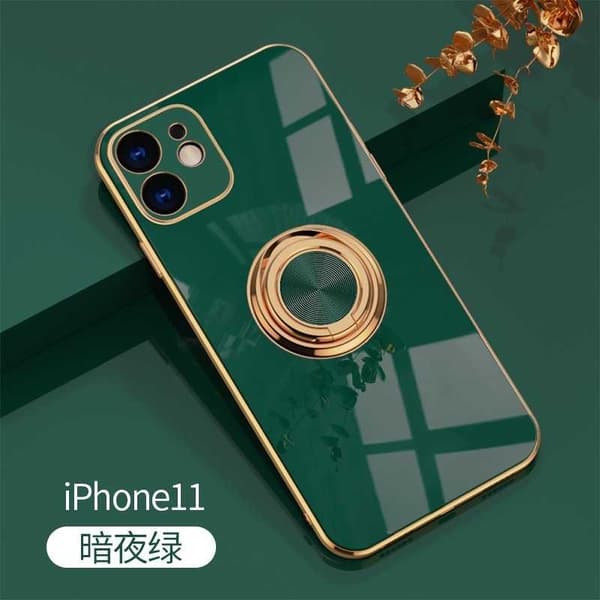 iPhone 11 Elegant & Stöttåligt Skal med Ringhållare Flawless