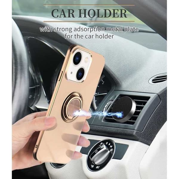 iPhone 13 Mini Elegant & stødsikkert cover med ringholder fejlfri