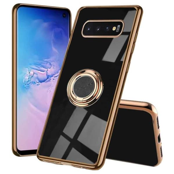 Samsung S10 Elegant & stødsikkert cover med ringholder fejlfri