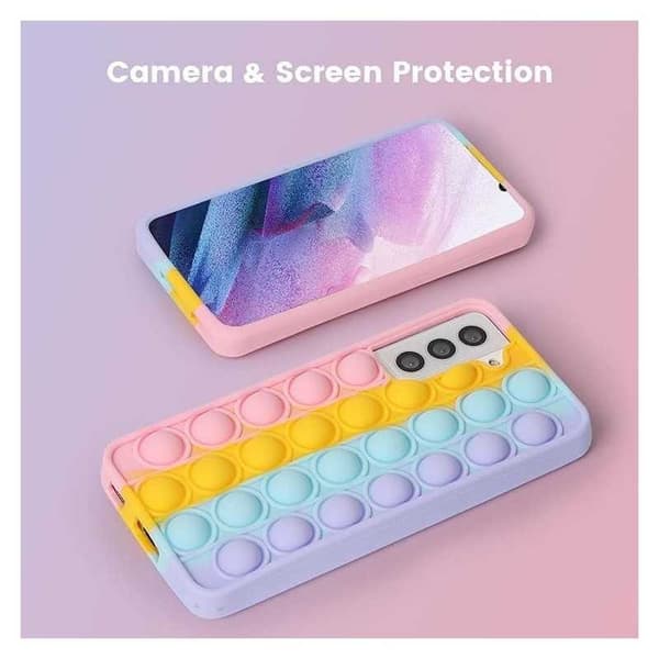 Samsung S21 Plus Skyddande Skal Fidget Toy Pop-It V2