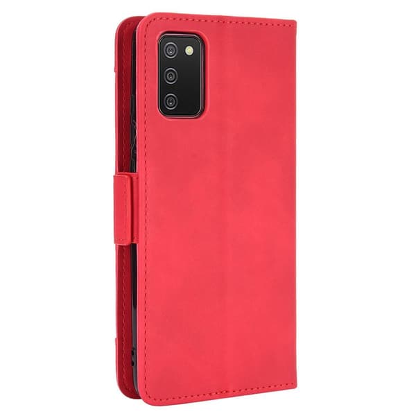 SKALO Samsung A02s / A03s 6-FACK Plånboksfodral - Röd