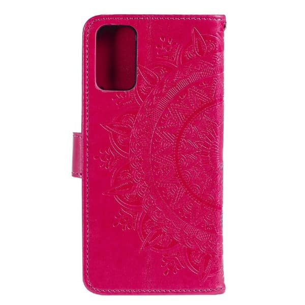 SKALO Samsung A02s / A03s Mandala Flip Cover - Cerise