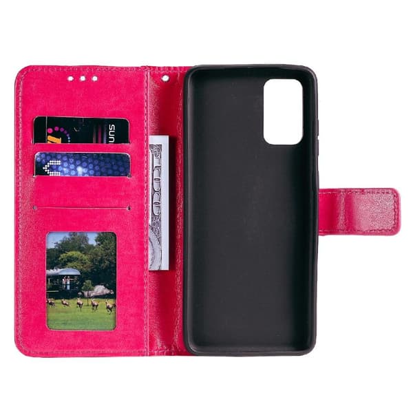 SKALO Samsung A02s / A03s Mandala Flip Cover - Cerise
