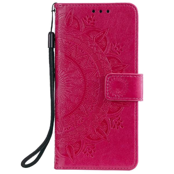 SKALO Samsung A02s / A03s Mandala Flip Cover - Cerise