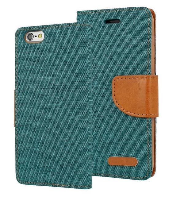 Canvas Case för IPHONE 7/8 plus grön