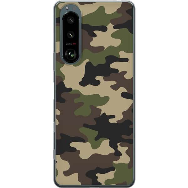 Sony Xperia 5 III Läpinäkyvä kuori Metsä camo