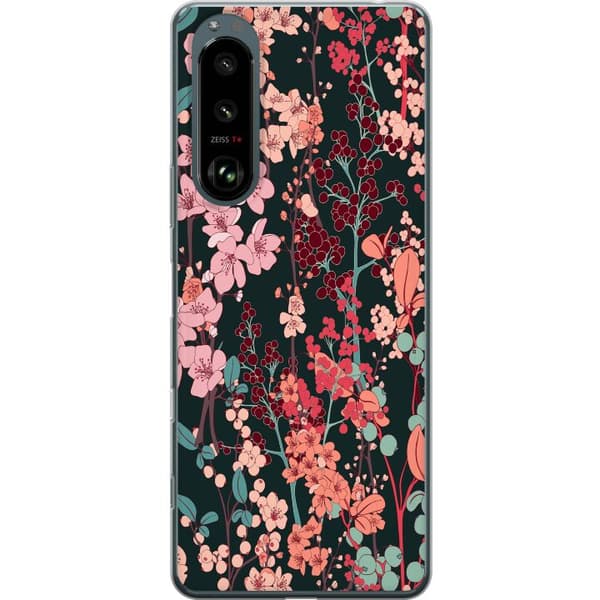 Sony Xperia 5 III Gjennomsiktig deksel Blomster