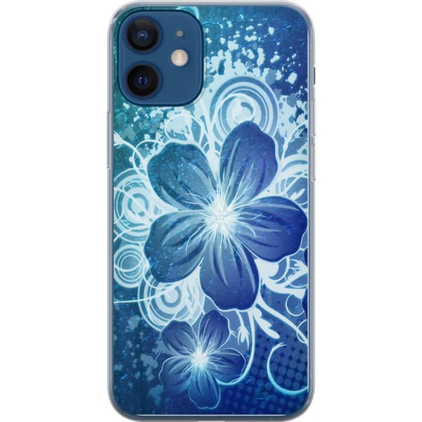 Apple iPhone 12 mini Gjennomsiktig deksel Blomster