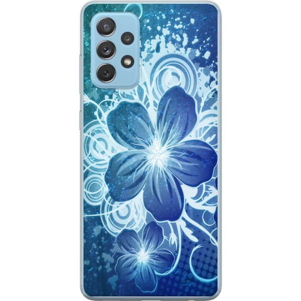 Samsung Galaxy A52 5G Läpinäkyvä kuori Kukat